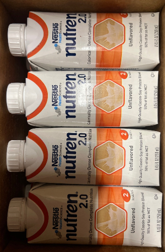 Nutren 2.0 - Unflavored - Adult Complete Nutrition Formula - 24 cartons - Choose A Date