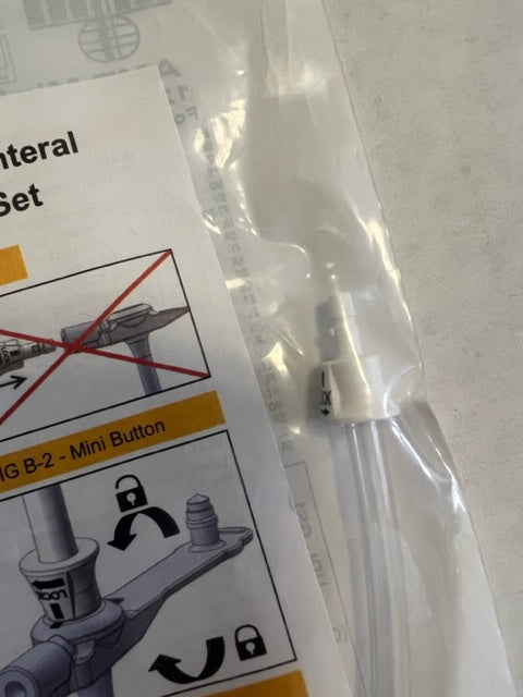 Mini CLASSIC 12" Straight Extension Single Port ENFit Bolus Feeding Set - 6-1211-ISOSAF - 1 Unit - Choose A Date