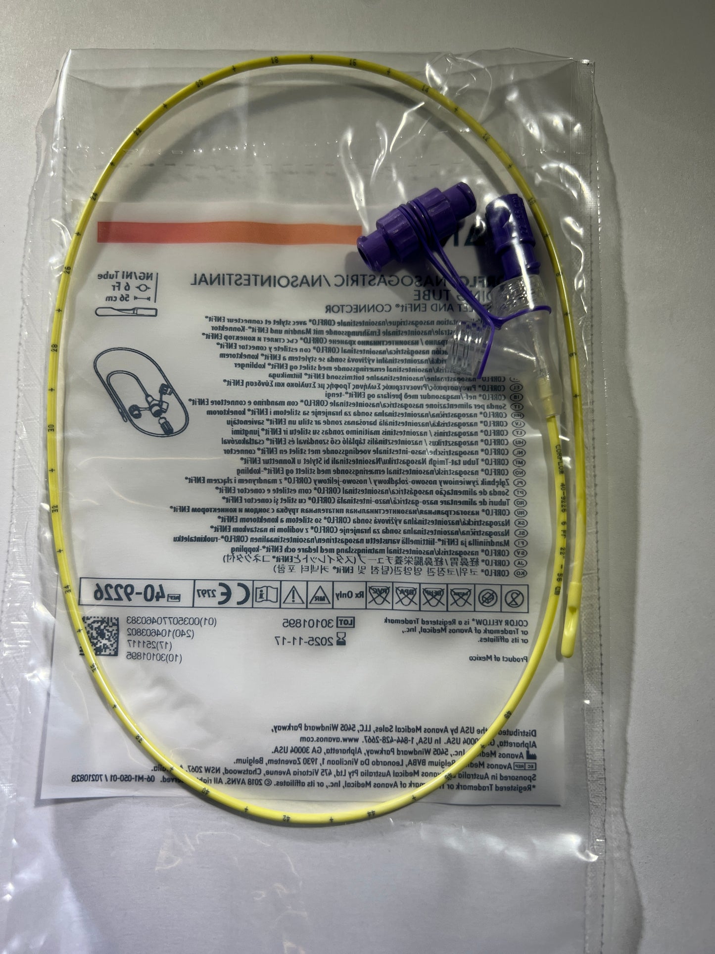 6fr x 56 cm NG tube enfit