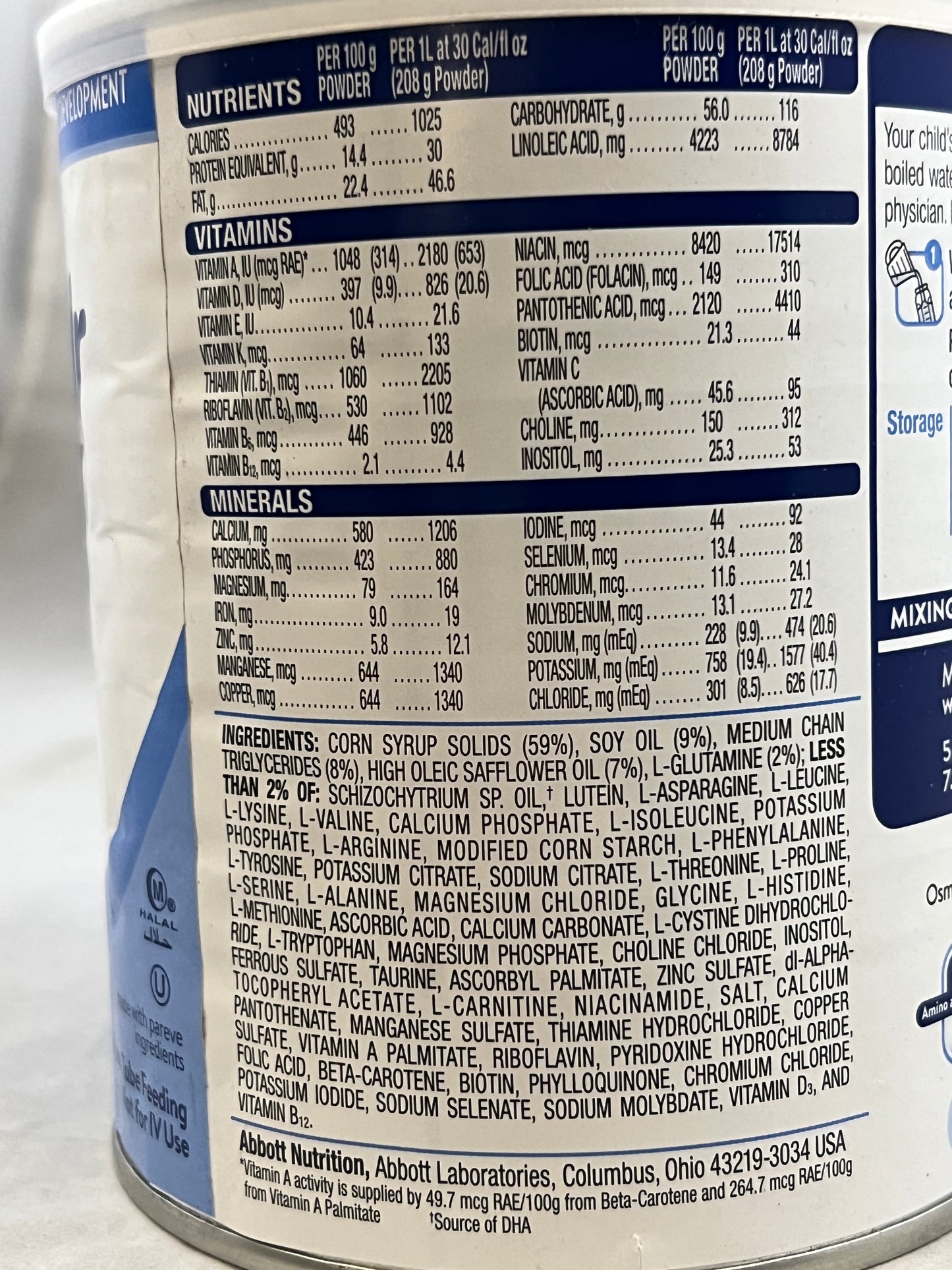 6 latas de fórmula de aminoácidos junior sin sabor Elecare Jr - 1/2025+ vencimientos