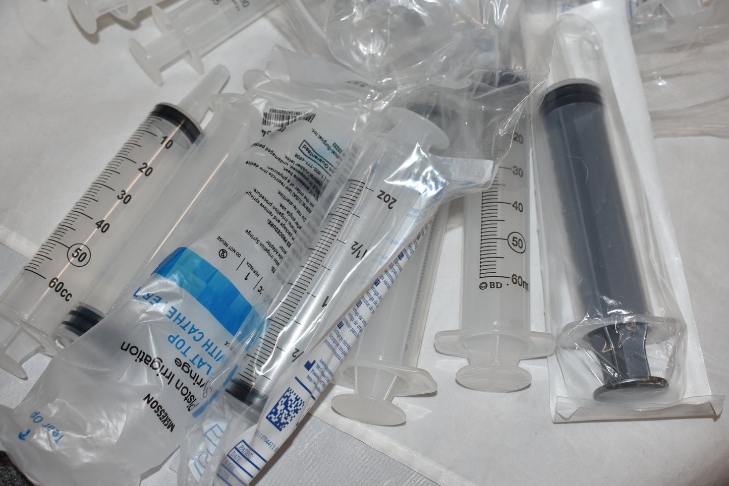 31x 60ml Cath Tip Oral Syringe Mixed Lot - OOD