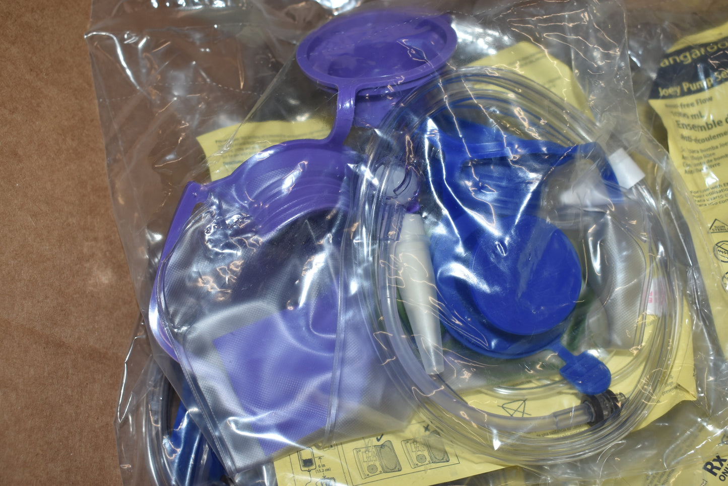 30x Kangaroo Joey Set with FLUSH Bag 1000ml Dual Feeding Pump Bags 763662 with Enfit TRN - OOD