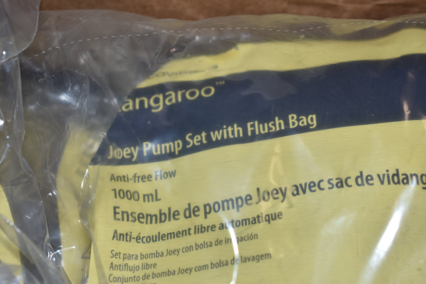 30x Kangaroo Joey Set with FLUSH Bag 1000ml Dual Feeding Pump Bags 763662 with Enfit TRN - OOD