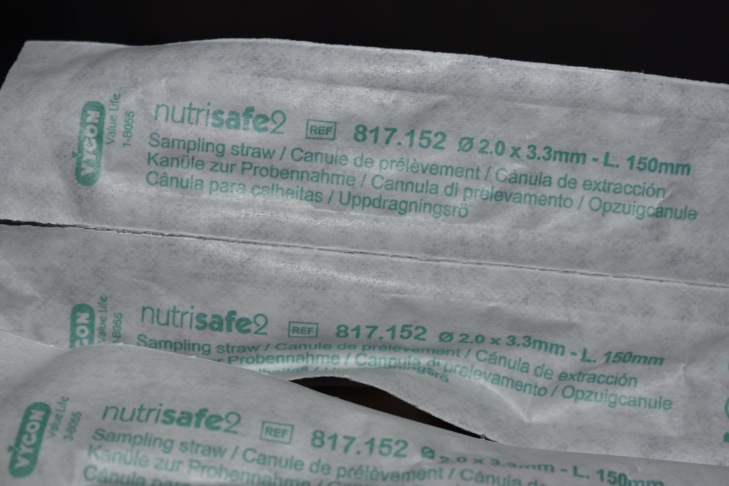 VYGON Nutrisafe2 feeding systems for neonates / preemies lot of Sampling Straws, 60cc Syringes, 6Fr NG tubes