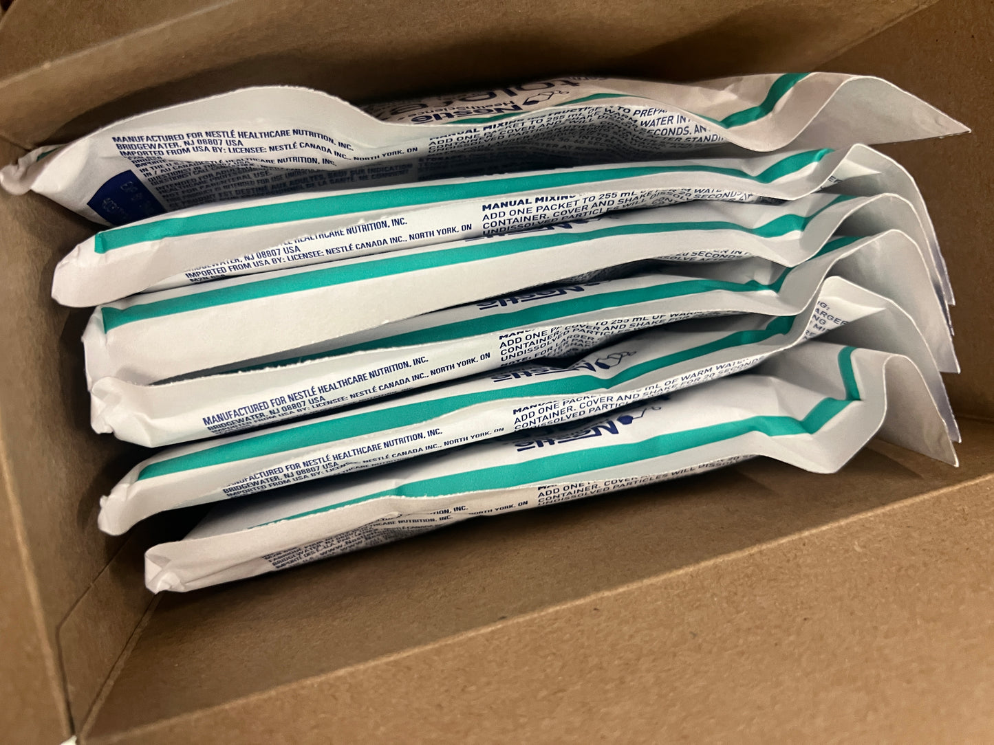 Nestle Tolerex - Elemental Powder Packets - Formulated Liquid Diet Amino Acid - Unflavored - In Date - July 2025