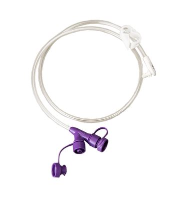 Vesco G-Tube Extension 24" Right Angle Y port ENFit VED-1001 - Choose A Date