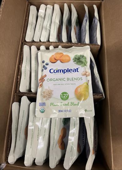 compleat blended organic blends plant based adult complete nutrition tube feeds