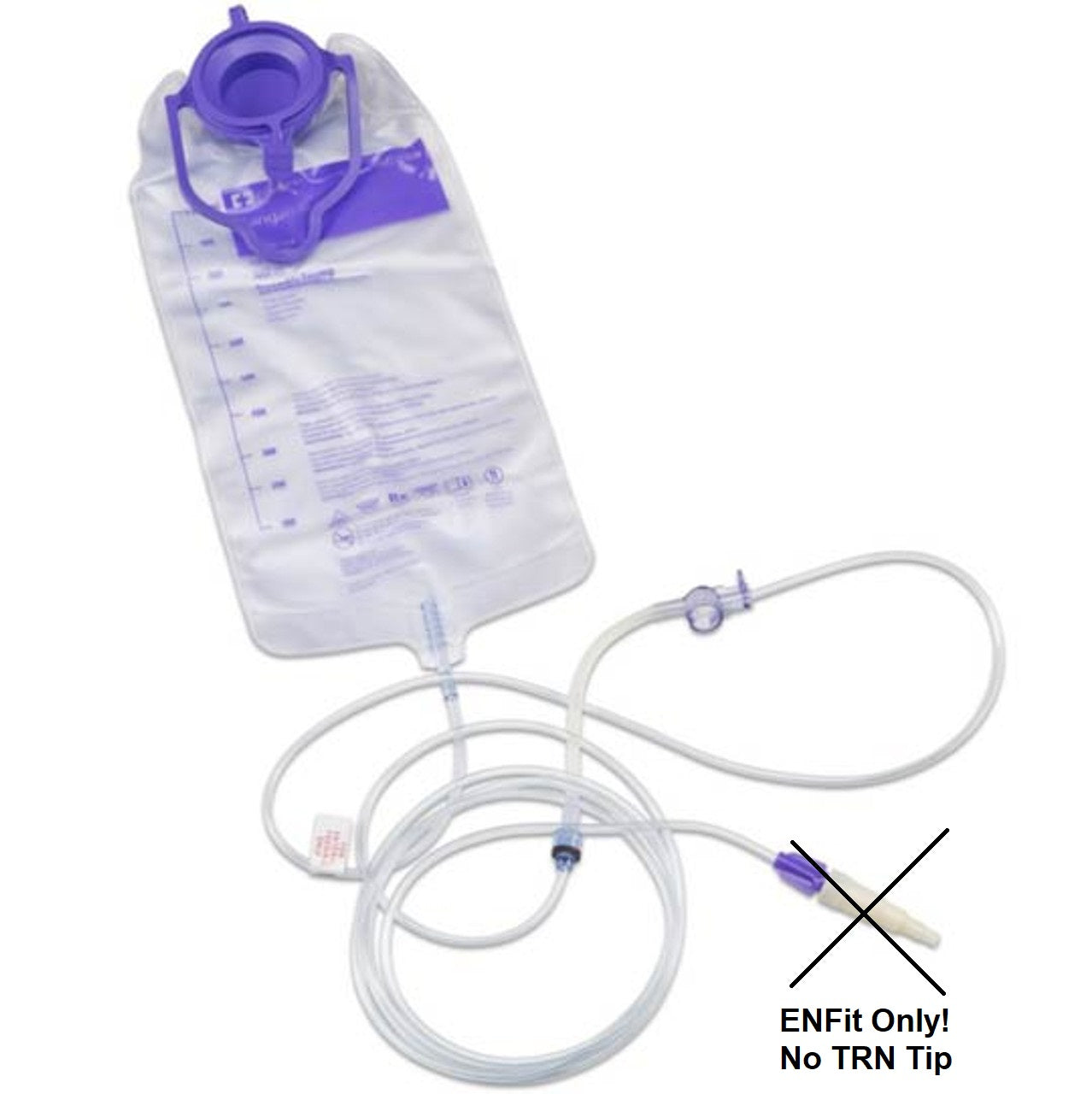 epump bags enfit only 500ml feeding set for pump compatible with joey pump