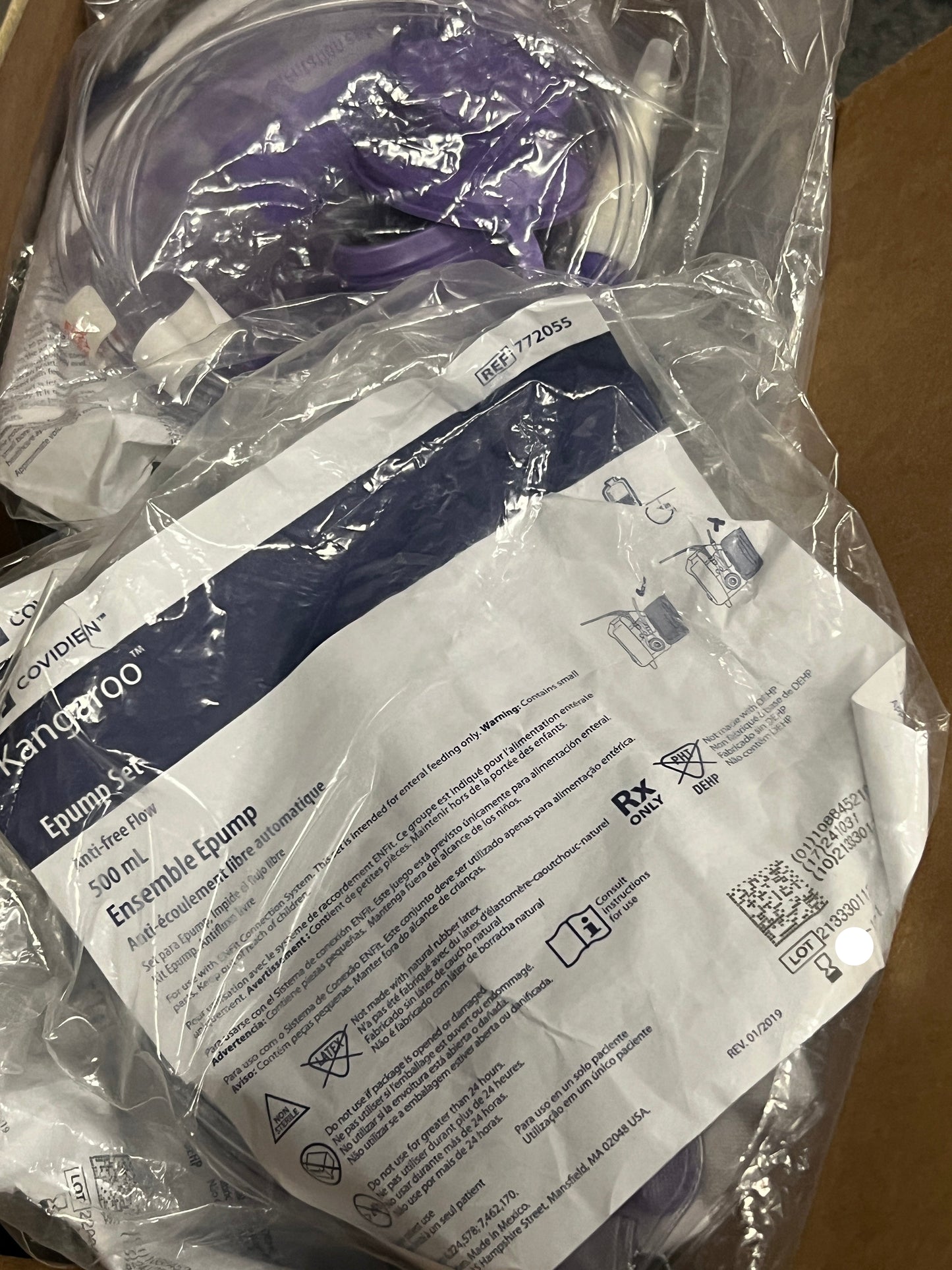 Epump 500 bags with TRN cone 2024 dates