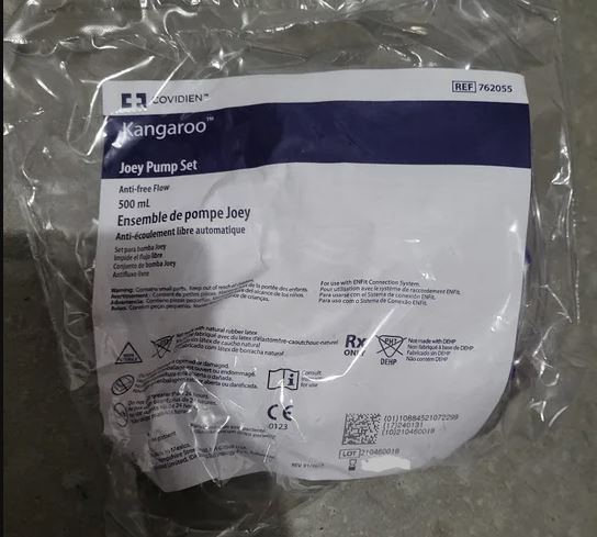 30 bolsas para bomba de alimentación Kangaroo Joey de 500 ml 762055 ENFit - fechada