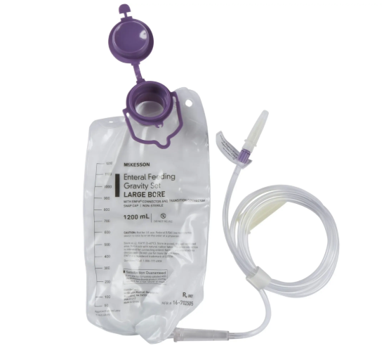 1200ml gravity large bore bag