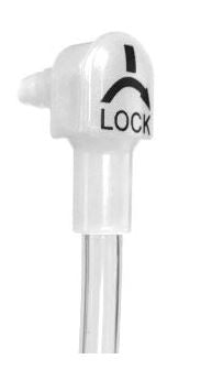 Mini CLASSIC 24" Right Angle Extension Dual ENFit Y-Port Feeding Set - 6-2422-ISOSAF - 1 Unit - Choose A Date