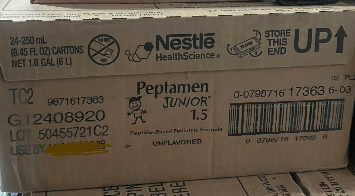 peptamen junior 1.5 unflavored formula
