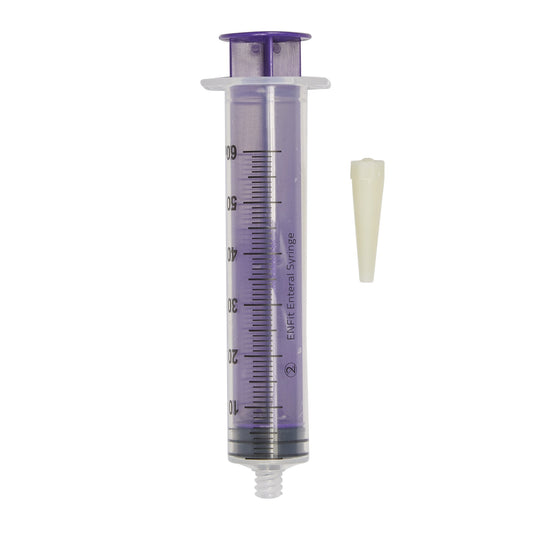 60cc / 60ml ENFIT Syringe with TRN Adapter Vesco VED-660TC - IN DATE