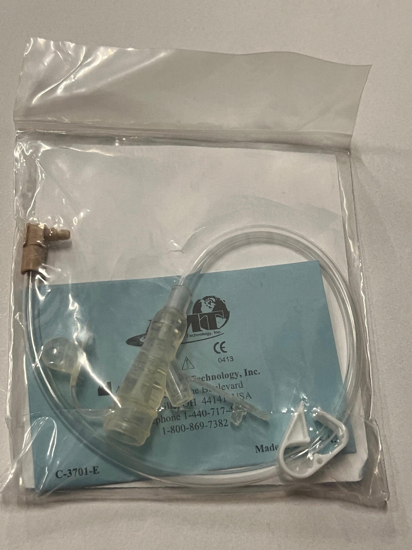Mini One 12" Right Angle Extension Clear Y-Port Legacy Feeding Set - 8-1222 - OOD - Choose A Date