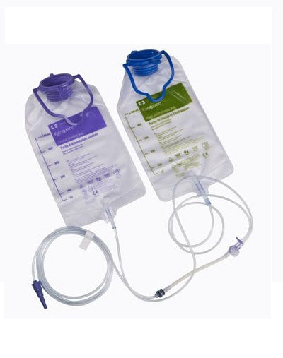 19x Kangaroo ePump and Joey Flush Set 500ml Dual Feeding Pump Bags 674668 with Enfit TRN - OOD