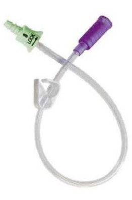 Mini One 12" Bolus Straight Extension Single Port Feeding Set - 8-1211 - 2 Units - OOD