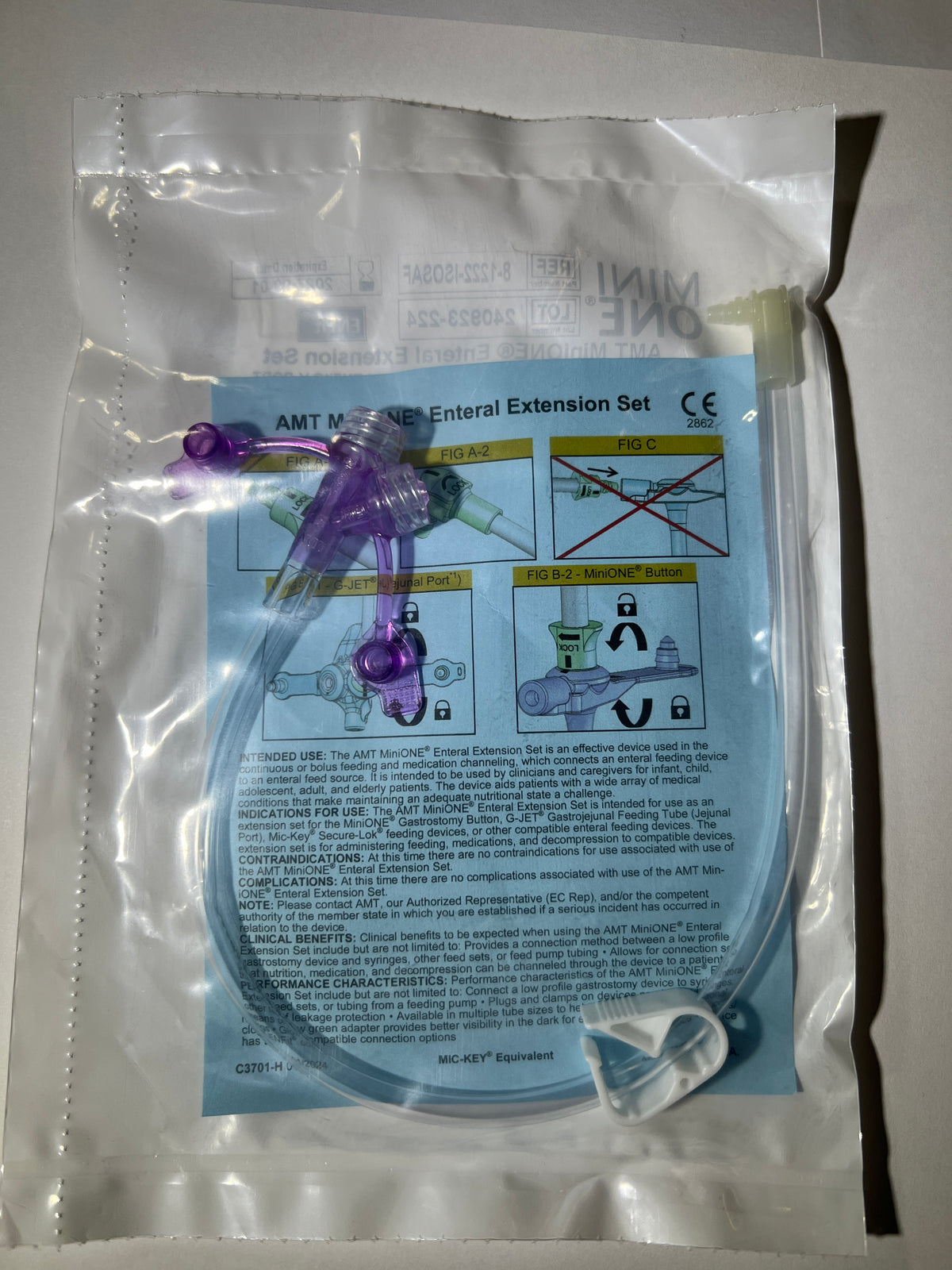 Mini One 8-1222-ISOSAF extension with clear non-glowing ports 