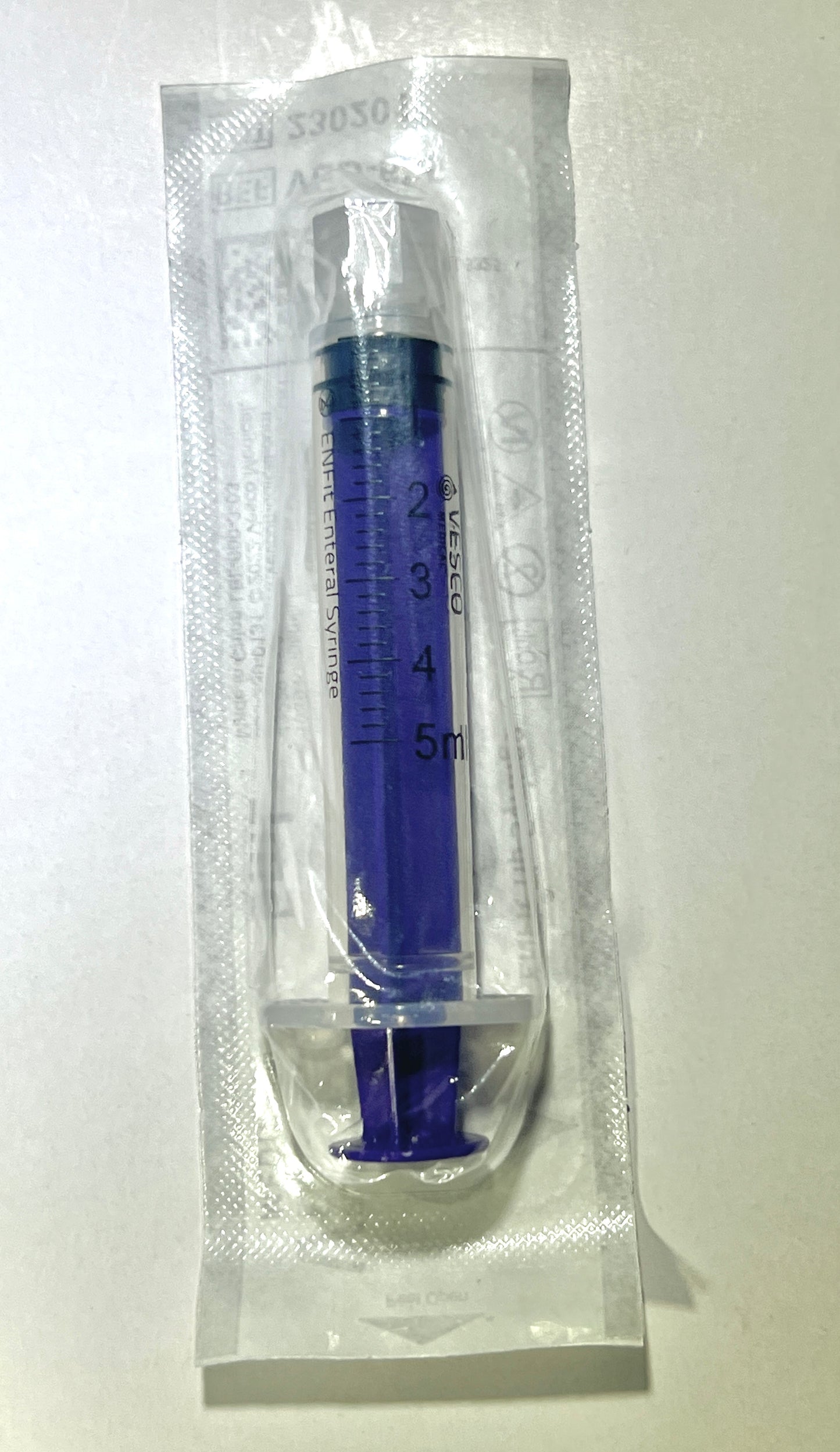 5ml Vesco ENFIT Syringes VED-605 / VED-605EO - 8x - IN DATE