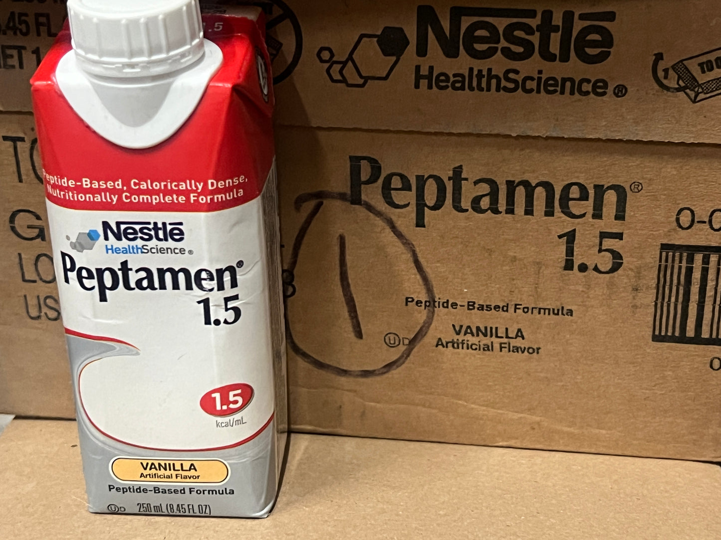 Peptamen 1.5 - Vanilla - Adult Complete Nutrition - 24 cartons - in date