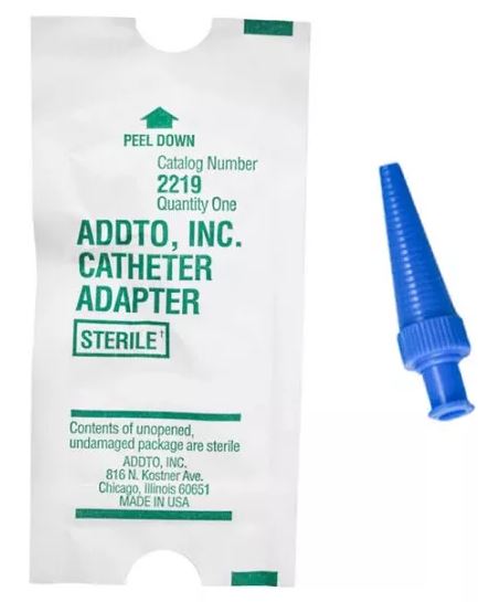 Addto Catheter Adapter REF 2219 - Individually Sealed & Sterile - Choose Quantity & Save!