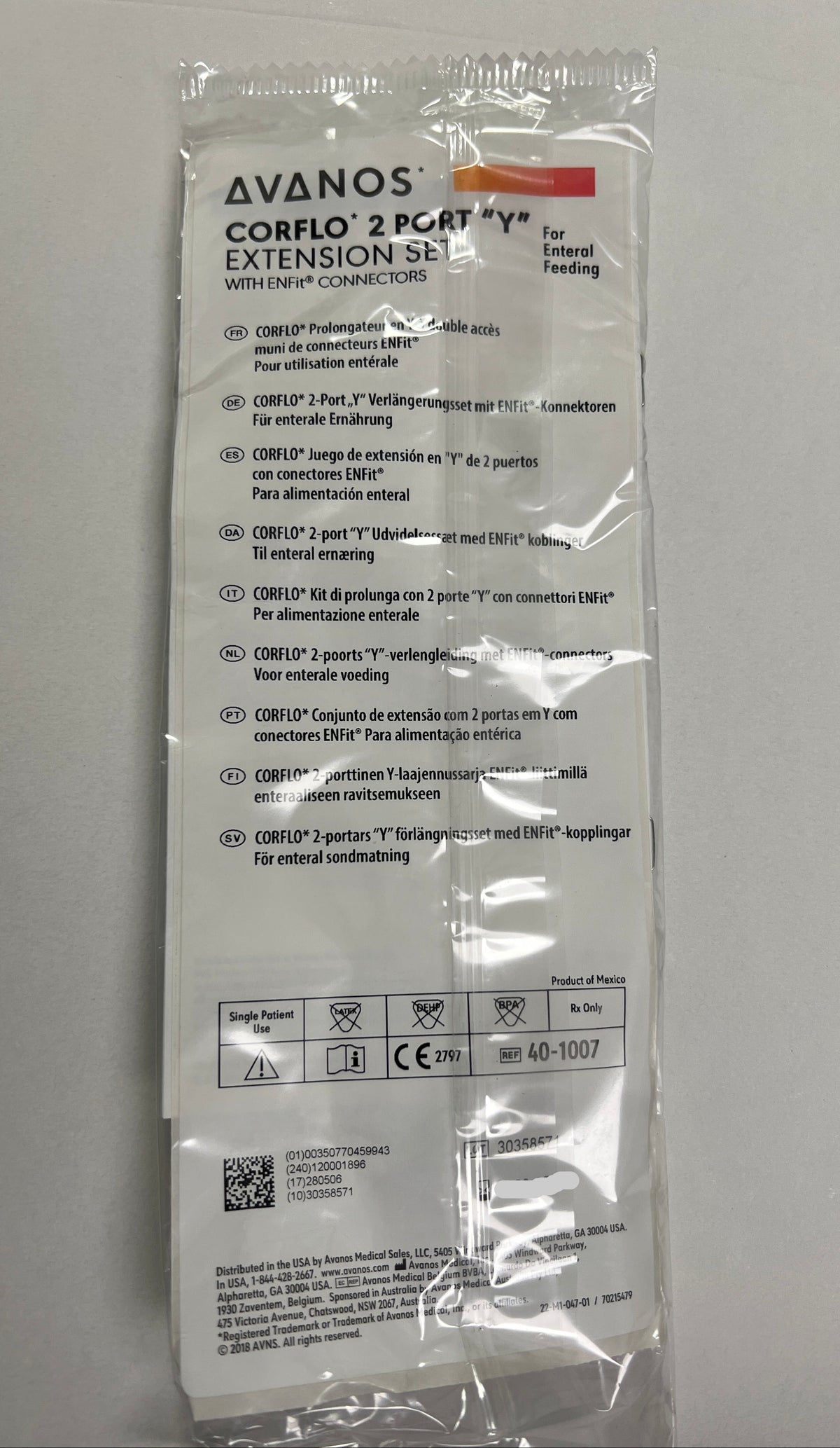 Corflow Riser 1x Avanos Corflo 2 Port