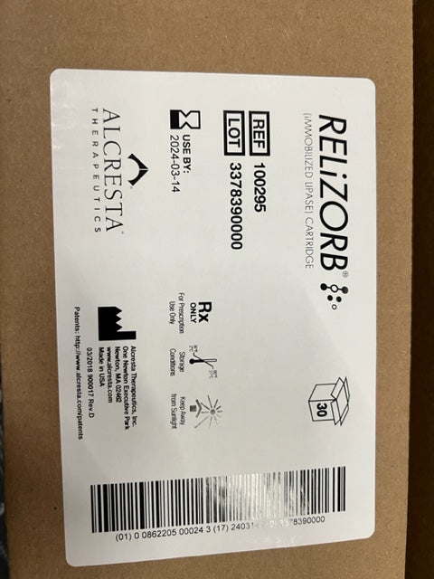 RELiZORB - Immobilized Lipase Cartridge x30 - For Vet / Research Use Only - OOD - 2/23/24 - MAKE OFFER!