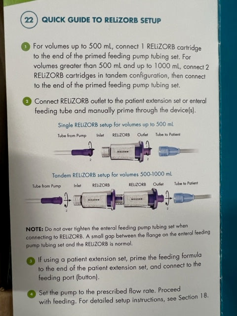 RELiZORB - Immobilized Lipase Cartridge x30 - For Vet / Research Use Only - OOD - 2/23/24 - MAKE OFFER!