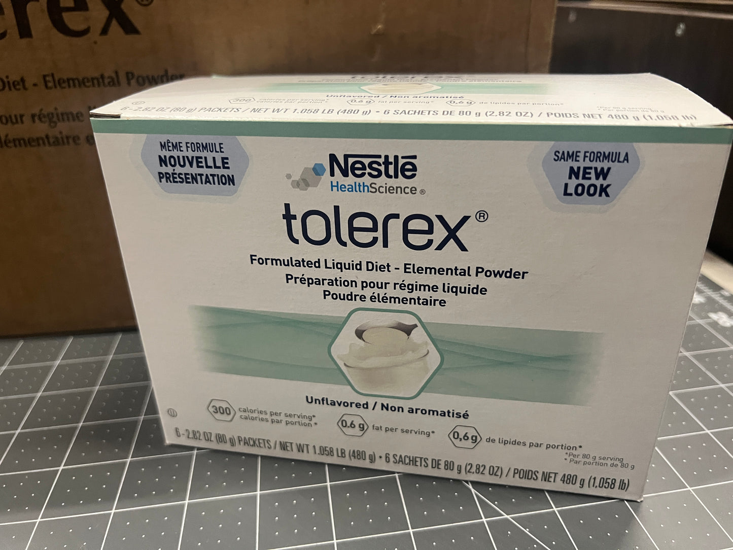 Nestle Tolerex - Elemental Powder Packets - Unflavored - In Date - July 2025