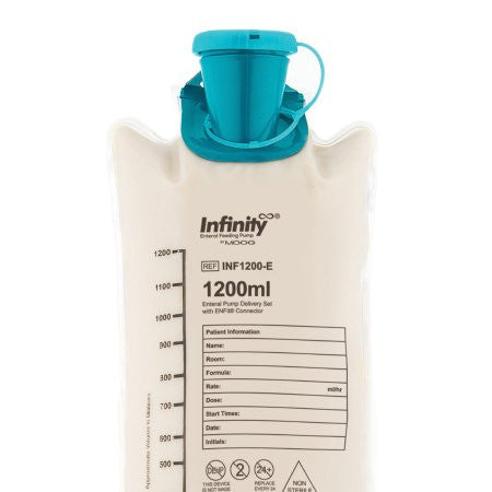 15x Infinity 1200ml Feeding Pump Bags - Choose INF1200-E ENFit or INF1200-A Cone Tip - in date