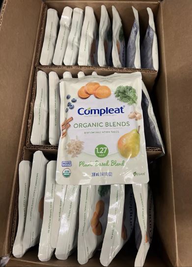 Compleat Organic Blends Plant Based - Nestle Adult Blended Feeds - 24 Pouches - In Date