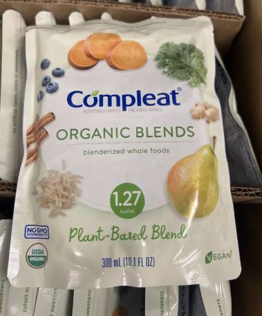 Compleat Organic Blends Plant Based - Nestle Adult Blended Feeds - 24 Pouches - In Date