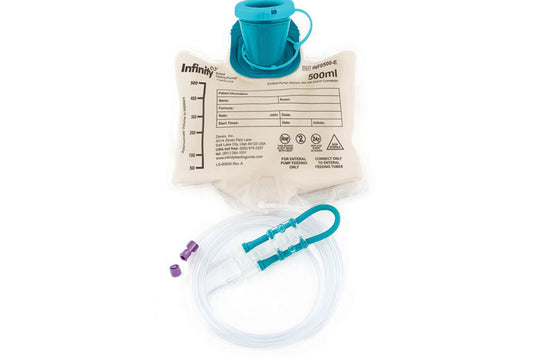 30x Infinity 500ml Feeding Pump Bags INF0500-E ENFit - in date