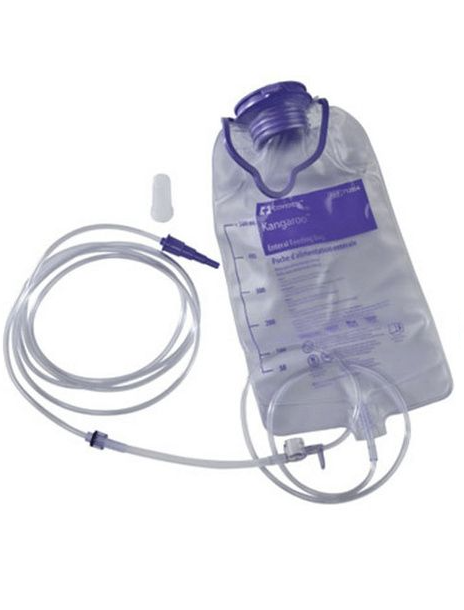 Joey 500ml feeding pump set bag wiht legacy tip - Kenall