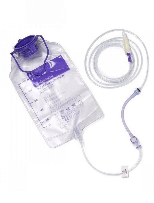 Joey 500 ml feeding pump bag with ENFit Transition Connector