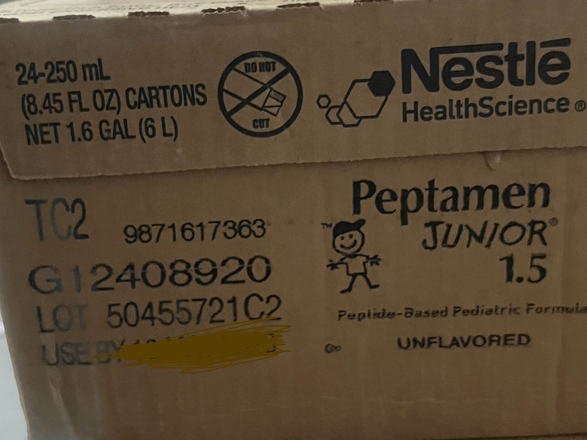 peptamen junior 1.5 unflavored formula