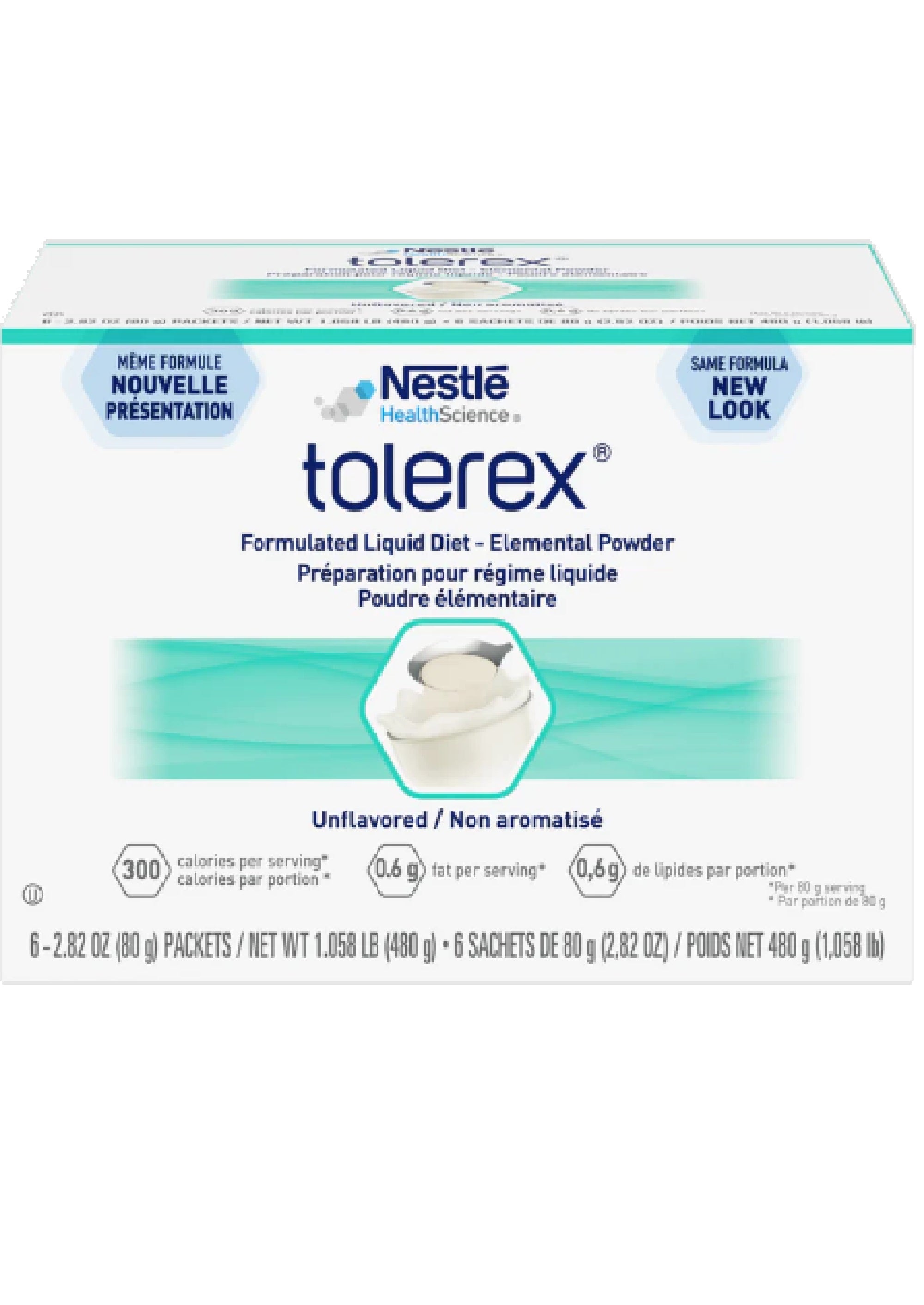 Nestle Tolerex Elemental Powder Packets - Amino Acid Formula ...