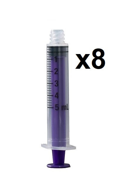 5ml Vesco ENFIT Syringes VED-605 / VED-605EO - 8x - IN DATE