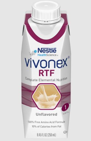 Vivonex RTF - Unflavored - Adult Complete Nutrition - Nestle - 24 cartons - in date